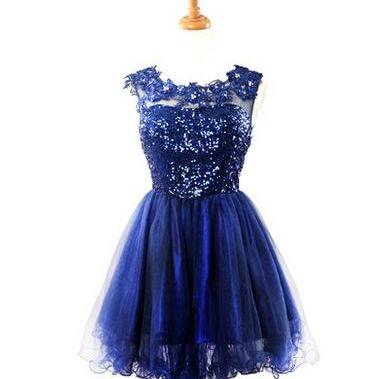 dresses short prom homecoming dress lovely gown tulle ball applique sequins grduation party sparkle red description