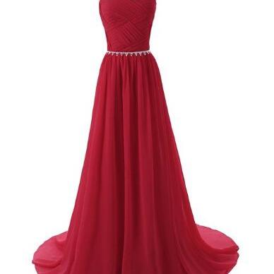 burgundy floor length gown