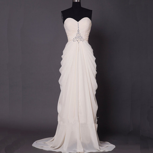 cream colored ball gown